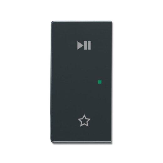 Busch-Jaeger Wippe 6237-21-81 2fach links Play/Pause