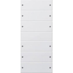 Gira Set 218603 6fach System 55 reinweiss