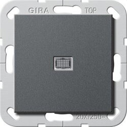 Gira Wippschalter 283428 BS Aus 2p Kont 20A System55 Ant
