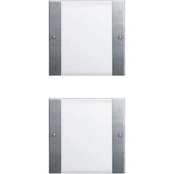 Gira Set 0213226 2fach1+1 m. B-Feld Alu