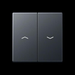 Jung Wippe 2fach, mit Pfeilsymbolen, Thermoplast...