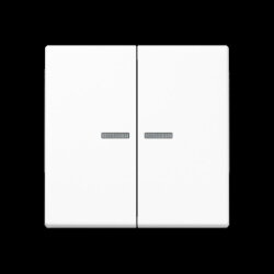 Jung Wippe 2fach mit Lichtleiter, Thermoplast, Serie A,...