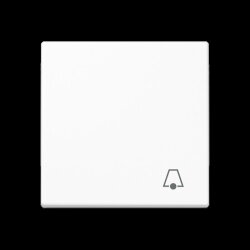 Jung Wippe 1fach, Symbol Klingel, Thermoplast, Serie A,...