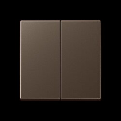 Jung Wippe 2fach, Serie A, mokka A595MO