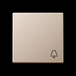 Jung Wippe 1fach, Symbol Klingel, Serie A, champagner...