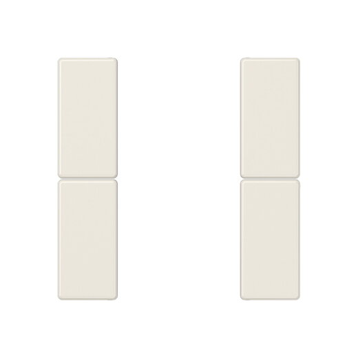 Jung Tastensatz 2fach, F50, Serie AS, weiß A502TSA