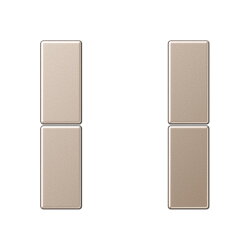 Jung Tastensatz 2fach, F50, Serie A, champagner A502TSACH