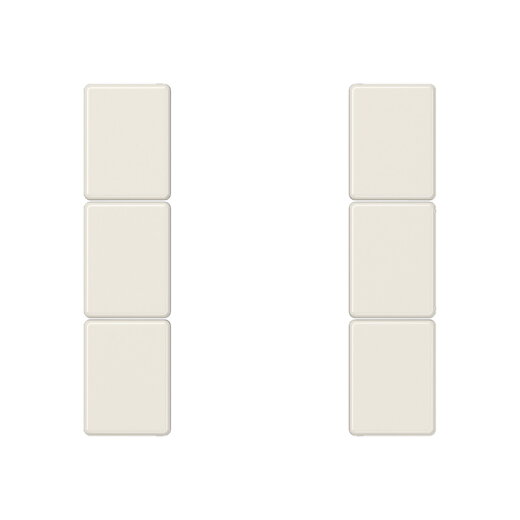 Jung Tastensatz 3fach, F50, Serie AS, weiß A503TSA