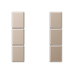 Jung Tastensatz 3fach, F50, Serie A, champagner A503TSACH