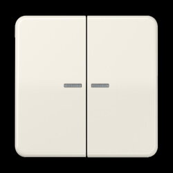 Jung Wippe 2fach mit Lichtleiter, Duroplast, Serie CD,...