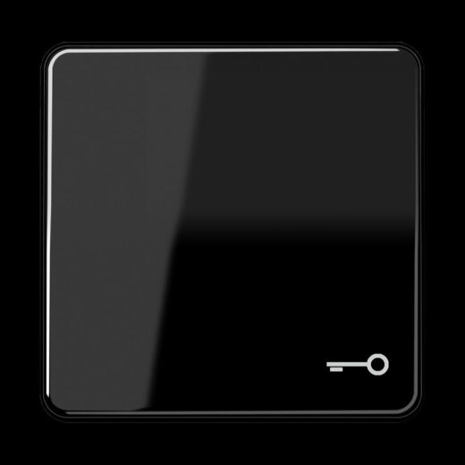 Jung Wippe, Symbol Tür, Duroplast, Serie CD, schwarz CD590TSW