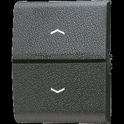 Jung Wippe 1fach, mit Pfeilsymbolen, Thermoplast, WG 800, anthrazit 800P