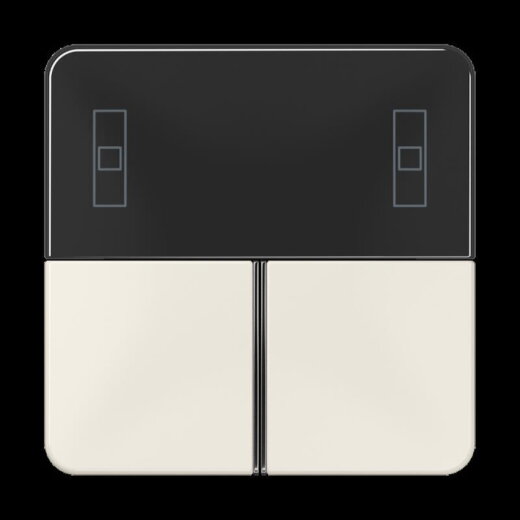 Jung Tastensatz 3fach, F40 Raumcontroller, Serie CD, weiß CD4093TSA