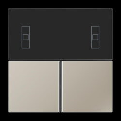 Jung Tastensatz 3fach, F40 Raumcontroller, Serie LS,...