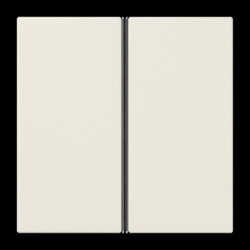 Jung Tastensatz 2fach, F40, Serie LS, weiß LS402TSA