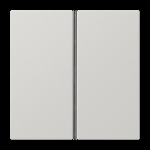 Jung Tastensatz 2fach, F40, Serie LS, lichtgrau LS402TSALG