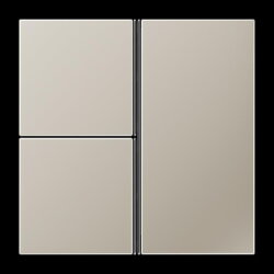 Jung Tastensatz 3fach, F40, Serie LS, Edelstahl ES2403TSA