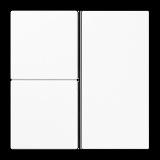 Jung Tastensatz 3fach, F40, Serie LS, alpinweiß LS403TSAWW