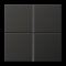 Jung Tastensatz 4fach, F40, Serie LS, anthrazit (lackiertes Aluminium) AL2404TSAAN