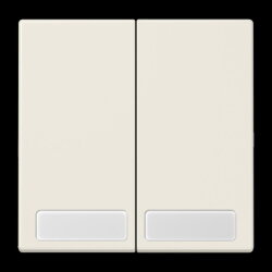 Jung Wippe 2fach, mit Schriftfeld, Duroplast, Serie LS,...