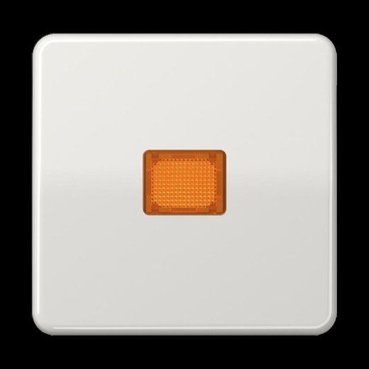 Jung Wippe 1fach mit Kalotte, Thermoplast, Serie CD, lichtgrau CD590KOBFLG