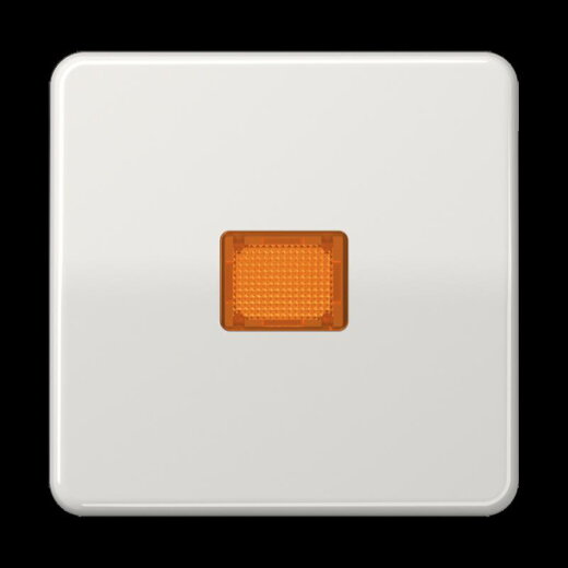 Jung Wippe 1fach mit Kalotte, Duroplast, Serie CD, lichtgrau CD590KOLG