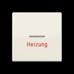 Jung Wippe 1fach mit Kalotte, Heizung, Thermoplast, Serie...