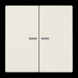 Jung Wippe 2fach mit Lichtleiter, Duroplast, Serie LS,...