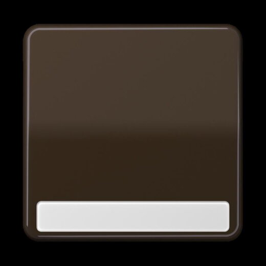 Jung Wippe 1fach, mit Schriftfeld, Duroplast, Serie CD, braun CD590NABR