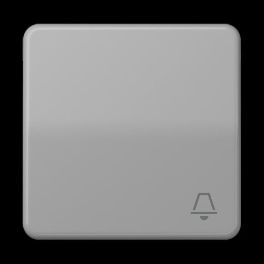 Jung Wippe 1fach, Symbol Klingel, Duroplast, Serie CD, grau CD590KGR