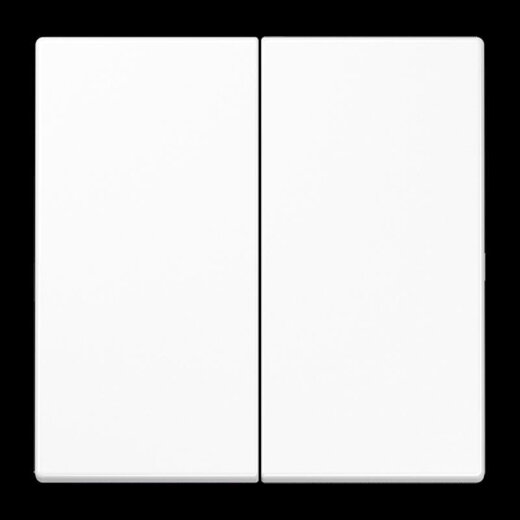 Jung Wippe 2fach, Duroplast, Serie LS, alpinweiß LS995WW