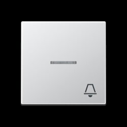 Jung Wippe 1fach mit Lichtleiter, Symbol Klingel, Serie...