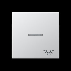 Jung Wippe 1fach mit Lichtleiter, Symbol Licht, Serie A,...