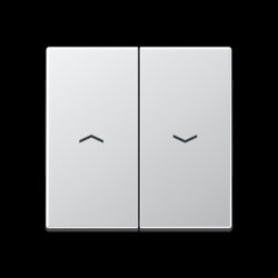 Jung Wippe 2fach, mit Pfeilsymbolen, Serie A, aluminium...