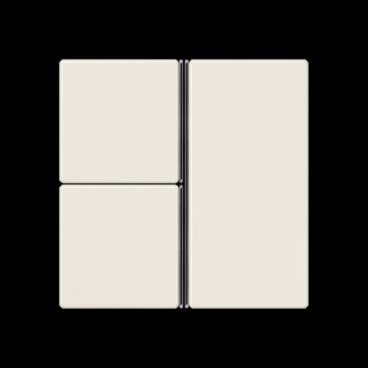 Jung Tastensatz 3fach, F40, Serie AS, weiß A403TSA