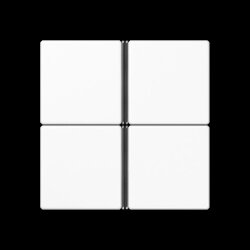 Jung Tastensatz 4fach, F40, Serie AS/A, alpinweiß...