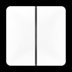 Jung Tastensatz 2fach, F40, Serie CD, alpinweiß...