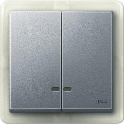 Merten Serienwippe MEG3424-0460 IP44 aluminium System M