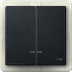 Merten Serienwippe MEG3424-0414 IP44 anthrazit System M