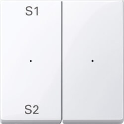 Merten Serienwippe MEG5226-0325 2fach aktivweiss glaenzend