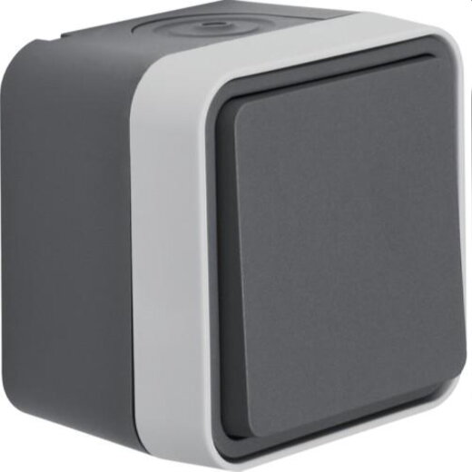 Berker Taster M3Schliesser W.1 grau