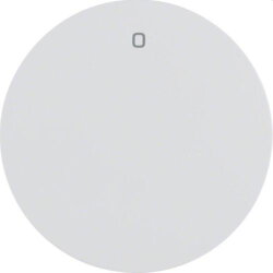 Berker Wippe M316222089 Aufdruck 0 polarweiss glaenzend