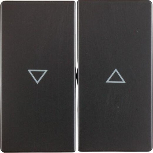 Berker Serienwippe M316256086 Aufdruck Pfeil anthrazit samt