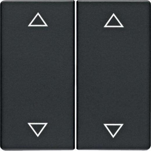 Berker Serienwippe M316446086 Aufdruck Pfeile anthrazit samt