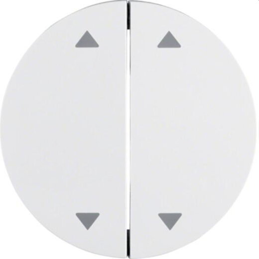 Berker Serienwippe M316442089 Aufdruck Pfeile polarweiss glae