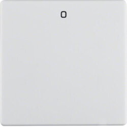 Berker Wippe M316226089 Aufdruck 0 polarweiss samt