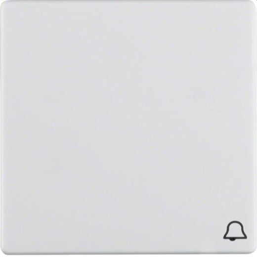 Berker Wippe M316206059 Symbol Klingel polarweiss samt