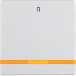 Berker Wippe M316246089 Aufdruck 0 polarweiss samt