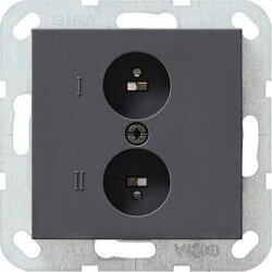 Gira Lautsprechersteckdose 040228 System 55 anthrazit