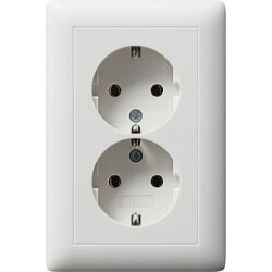 Gira SCHUKO-Doppel-Steckdose 078204 kompakt Standard 55...